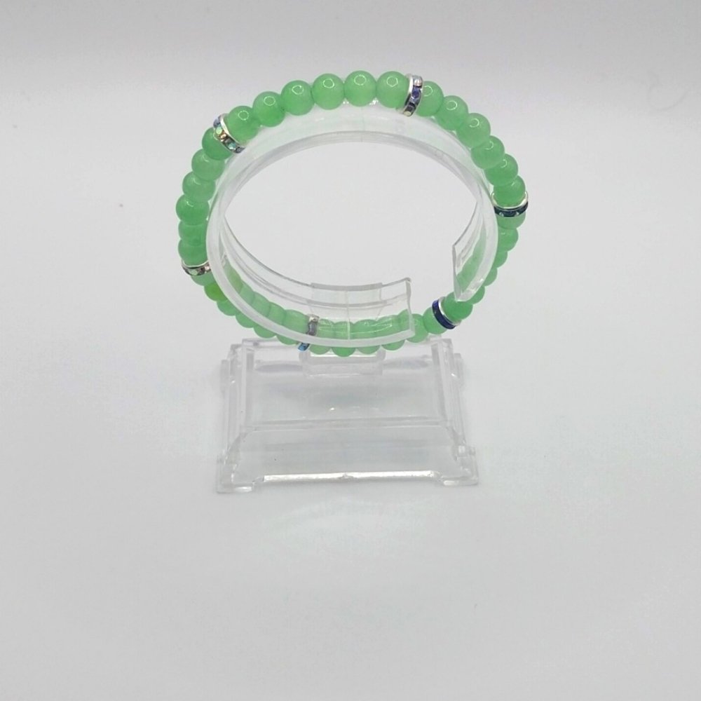 NWBT HANDCRAFTED/HANDMADE GLASS BEAD BRACELETS